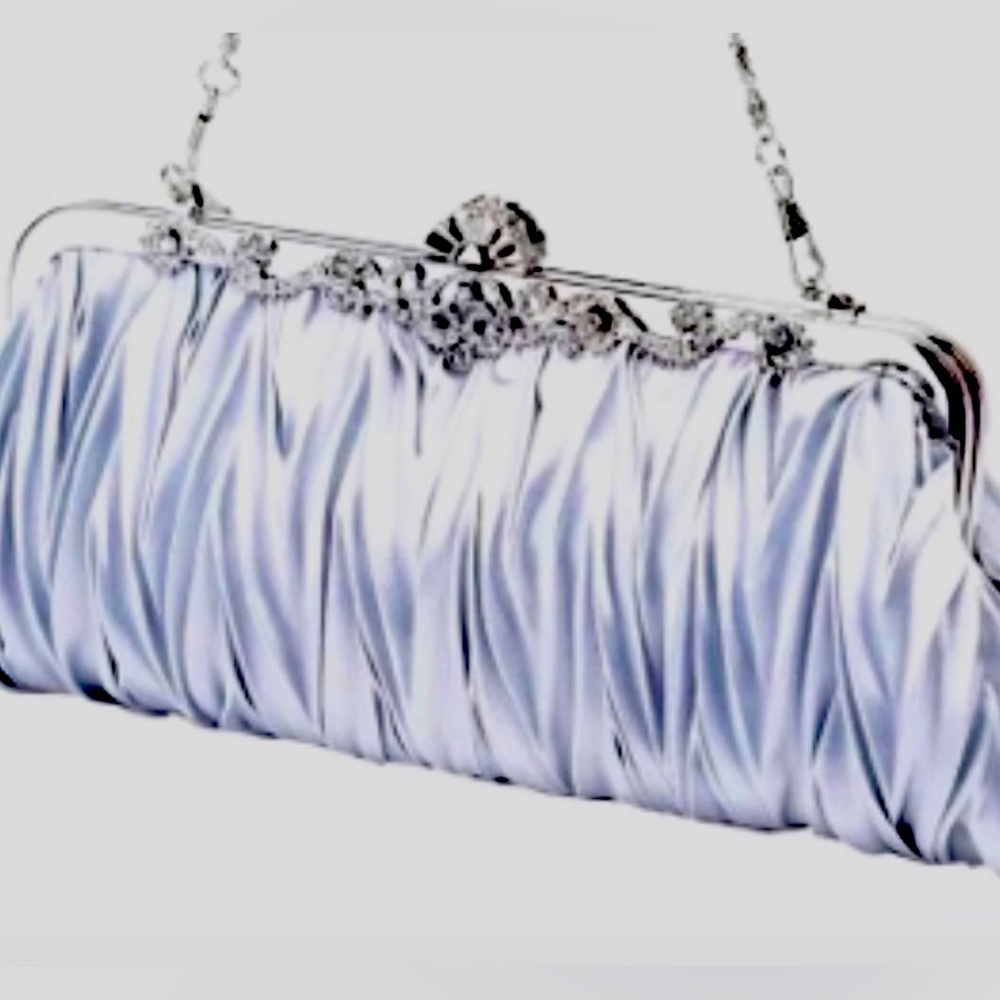COPY - Pretty evening bag more with grey silver tones. Pretty piece